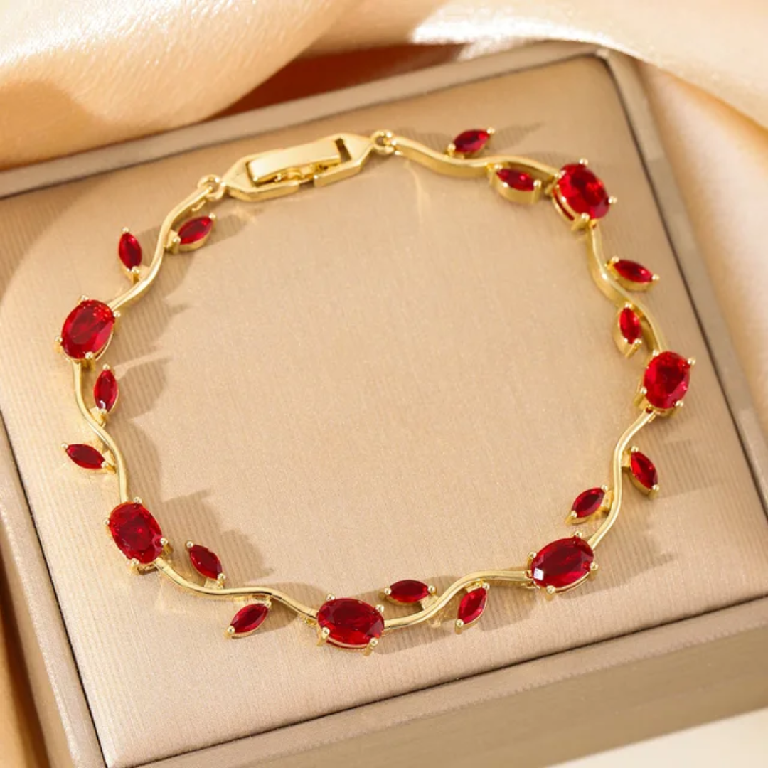 Bracelet Tulip Multicolore – Plaqué Or - Image 9