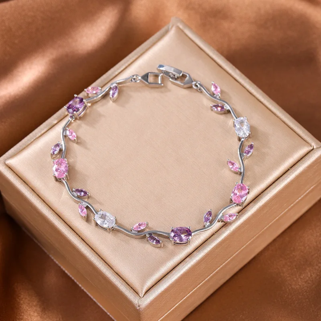 Bracelet Tulip Multicolore – Plaqué Or - Image 13