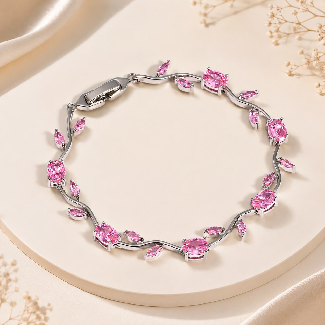 Bracelet Tulip Multicolore – Plaqué Or - Image 5