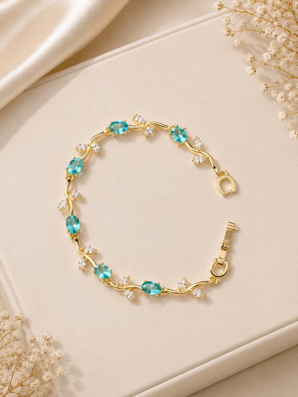 Bracelet Tulip Multicolore – Plaqué Or - Image 16