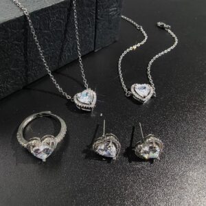Parure de Bijoux "Pandora" – Élégance Éternelle en Argent et Rose
